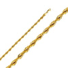 5mm Silky Hallow Rope Chain - Johnny Dang & Co