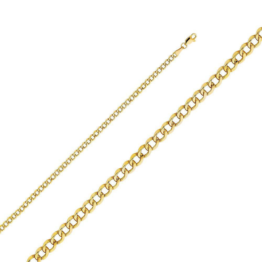 3.5mm Hollow Cuban Bracelet - Johnny Dang & Co