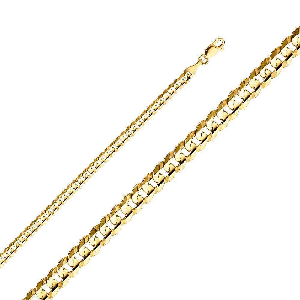 4mm Concave Cuban Bracelet - Johnny Dang & Co