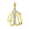 14KY 0.20CTW DIAMOND 'ALLAH' PENDANT - Johnny Dang & Co