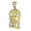 10KY 2.10CTW DIAMOND JESUS HEAD - SOLID BACK - Johnny Dang & Co