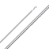 4mm Regular Concave Cuban Chain - Johnny Dang & Co