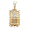 14KY 2.10CTW DIAMOND DOGTAG PENDANT - Johnny Dang & Co