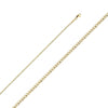 2mm Hollow Cuban Chain - Johnny Dang & Co