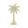 14KY 0.15CTW DIAMOND PALM TREE PENDANT - Johnny Dang & Co