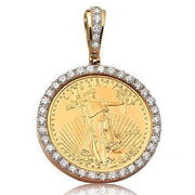 14KY 1.25CTW DIAMOND 1/4TH OZ AMERICAN EAGLE - Johnny Dang & Co