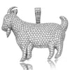 14KW 4.75CTW DIAMOND GOAT PENDANT - Johnny Dang & Co
