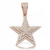 14KR 2.65CTW DIAMOND THREE TIERED STAR PENDANT - Johnny Dang & Co