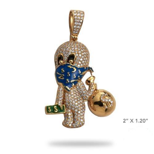 14KY 1.85CTW DIAMOND 'FRIENDLY GHOST' BANDIT - Johnny Dang & Co