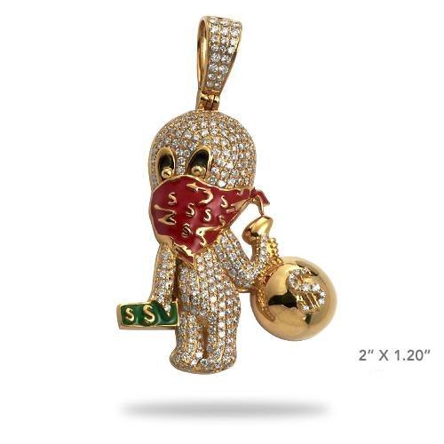 14KY 1.85CTW DIAMOND 'FRIENDLY GHOST' BANDIT - Johnny Dang & Co