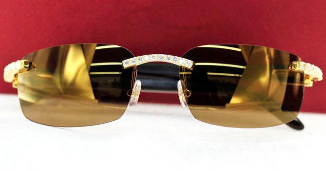 CJTK-16324 Custom Diamond Frame for designer Sunglasses - Johnny Dang & Co