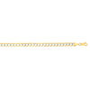 14K Gold 5.7mm White Pave Curb Chain - Johnny Dang & Co