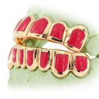 14 Teeth Grill With Light Red Enamel - Johnny Dang & Co