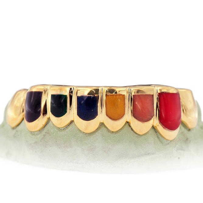 CPG3003 CANDY PAINT EIGHT TEETH GRILL SIX WITH ENAMEL - Johnny Dang & Co