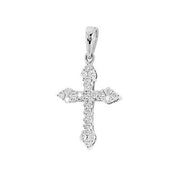 14KW 0.25CTW DIAMOND FANCY CROSS - Johnny Dang & Co