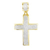 10KY 0.30CTW DIAMOND CROSS - Johnny Dang & Co
