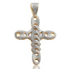 10KY 1.05CTW DIAMOND SQUARE LINK + GUCCI LINK - Johnny Dang & Co