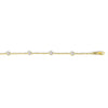 14K Gold CZ by the Yard Anklet - Johnny Dang & Co