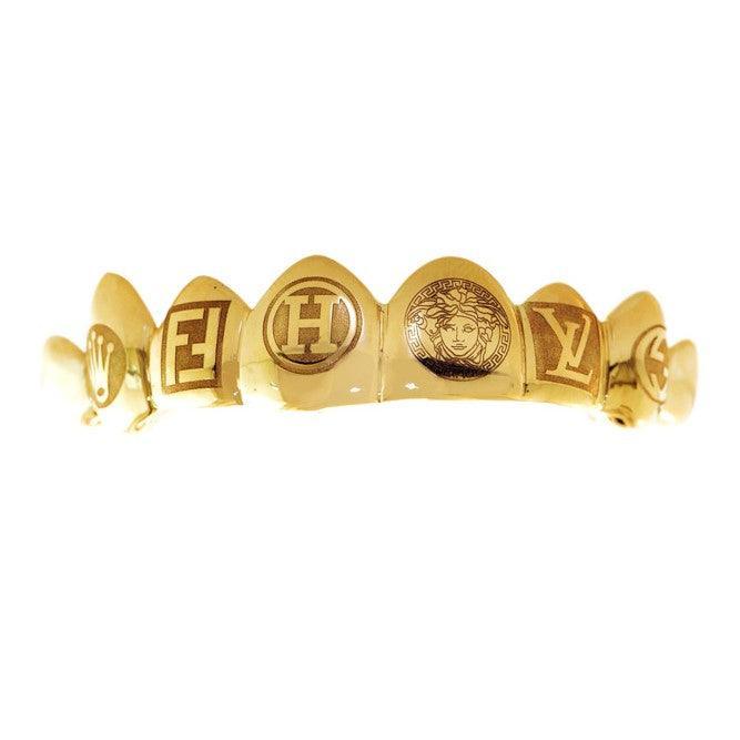 JDTK-ENG0015-8 Solid 6 Engraved Teeth - Johnny Dang & Co