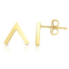 14K Gold Open Arrow Stud Earring - Johnny Dang & Co