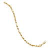 14kt Gold 22 inches Yellow Finish 4.3mm Diamond Cut Figarope Chain with Lobster Clasp - Johnny Dang & Co