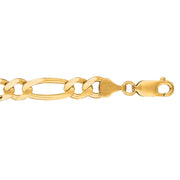 14K Gold 7mm Figaro Chain - Johnny Dang & Co