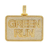 CUSTOM DIAMOND GREEN RUN PENDANT - Johnny Dang & Co