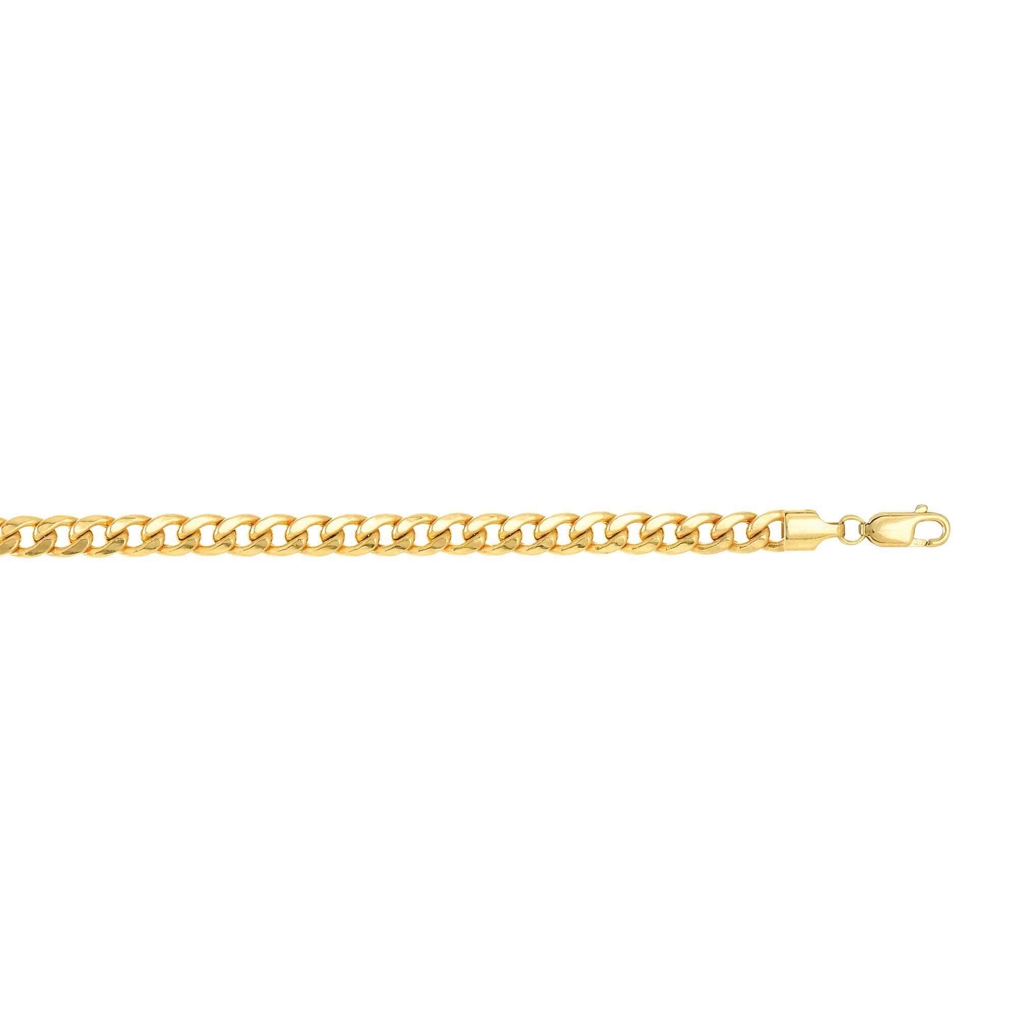 14Y 5.4MM 8.5 inches LITE MIAMI CUBAN LINK - Johnny Dang & Co