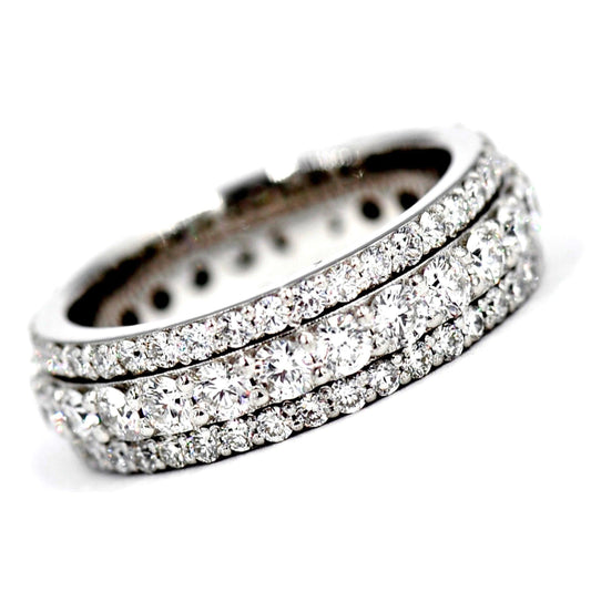 JDTK-RING1114-Triple Row Diamond Ring - Johnny Dang & Co