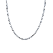 3.6mm White Tennis Chain - Johnny Dang & Co