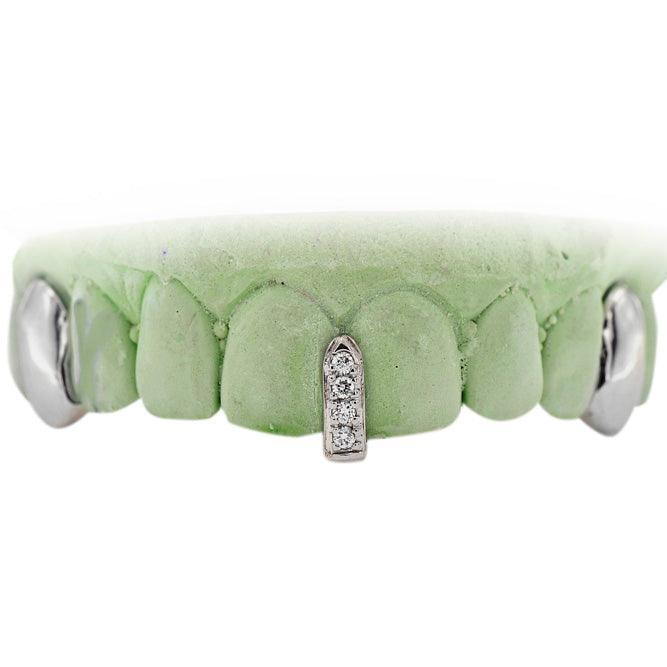 JDG61A TWO SOLID WITH BACK BAR AND DIAMOND GAP FILLER - Johnny Dang & Co