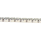 JDN102.4 - BLUE DIAMOND FLOWER CHAIN - Johnny Dang & Co
