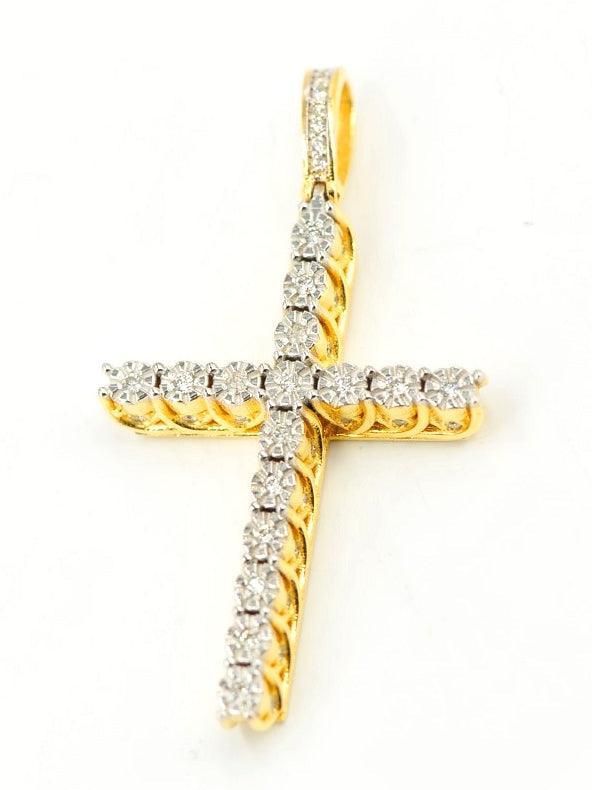 JDTK-P11211728-FD--Custom Diamond Cross Pendant - Johnny Dang & Co