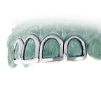 18K INDIVIDUAL OPEN FACE PERM TOOTH - Johnny Dang & Co