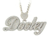 CJ3471 - Custom Diamond Dooley Pendant - Johnny Dang & Co