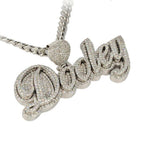 CJ3471 - Custom Diamond Dooley Pendant - Johnny Dang & Co