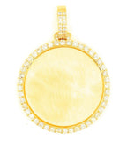 1.4 CTTW DIAMOND MEMORY PENDANT - SINGLE ROW SOLID BACK - Johnny Dang & Co