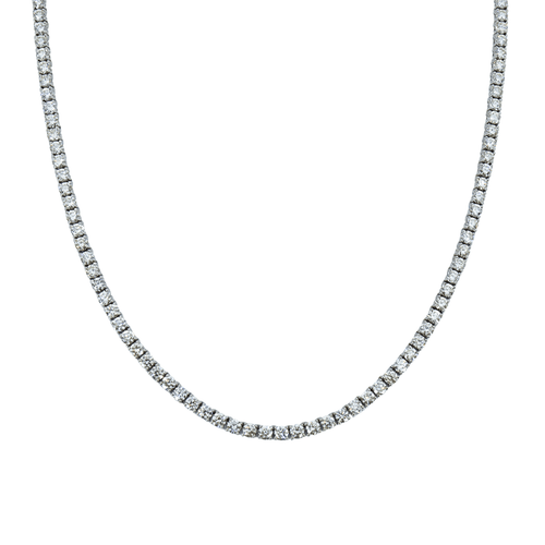 2.1mm White Tennis Chain