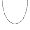 2.1mm White Tennis Chain - Johnny Dang & Co