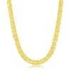 Sterling Silver Classic Byzantine Necklace - Gold Plated - Johnny Dang & Co