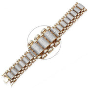 10KY 9.00CTW DIAMOND MENS MICROPAVE BRACELET - ROL - Johnny Dang & Co