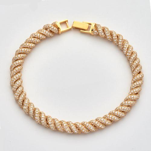 14KY 9.30CTW DIAMOND SAN MARCOS BRACELET - Johnny Dang & Co