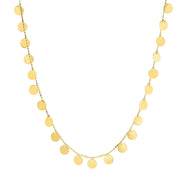 14K Gold Multi-Strand Bead Station Choker - Johnny Dang & Co