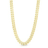 14kt Gold 9 inches Yellow Finish 11.13mm Polished New Semi-Solid Miami Cuban Bracelet with Box Clasp - Johnny Dang & Co