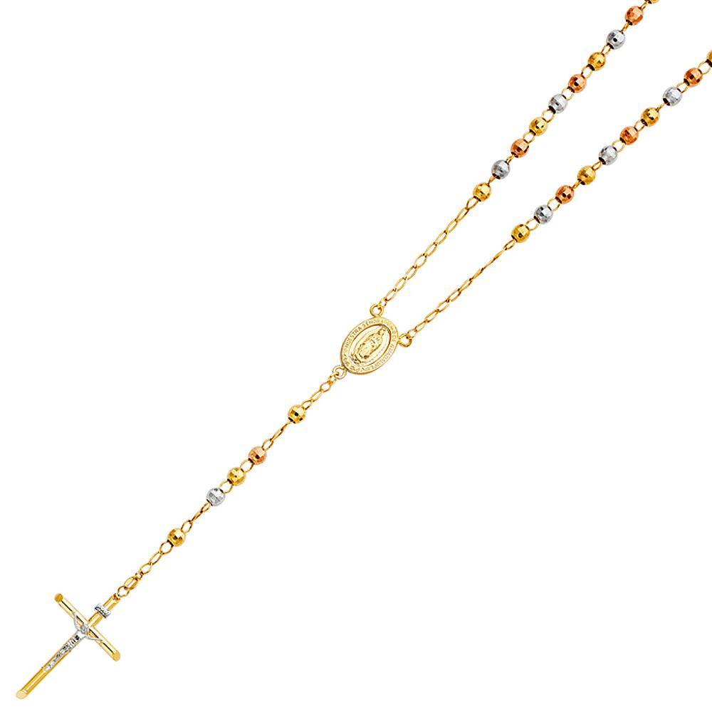 5mm Rosary Necklace Multi-Colour Chain - Johnny Dang & Co