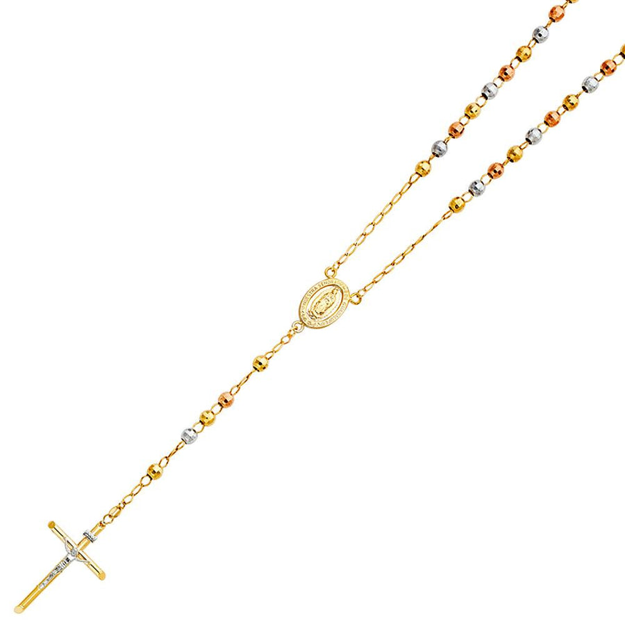 5mm Rosary Necklace Multi-Colour Chain - Johnny Dang & Co