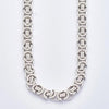10KW 11.00CTW DIAMOND FLAT BYZANTINE LINK CHAIN - Johnny Dang & Co