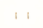 0.55CT Diamond Hoop Earrings - Johnny Dang & Co