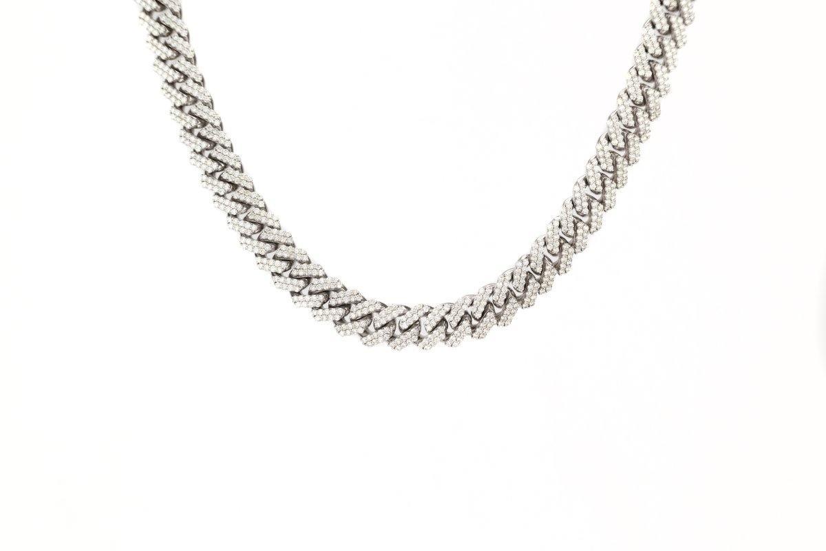 12.5mm White Gold Cuban - Johnny Dang & Co