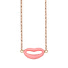 14kt 18 inches with Rose Gold Finish Lip Necklace with 1.25 inches Extension with Lobster Clasp - Johnny Dang & Co
